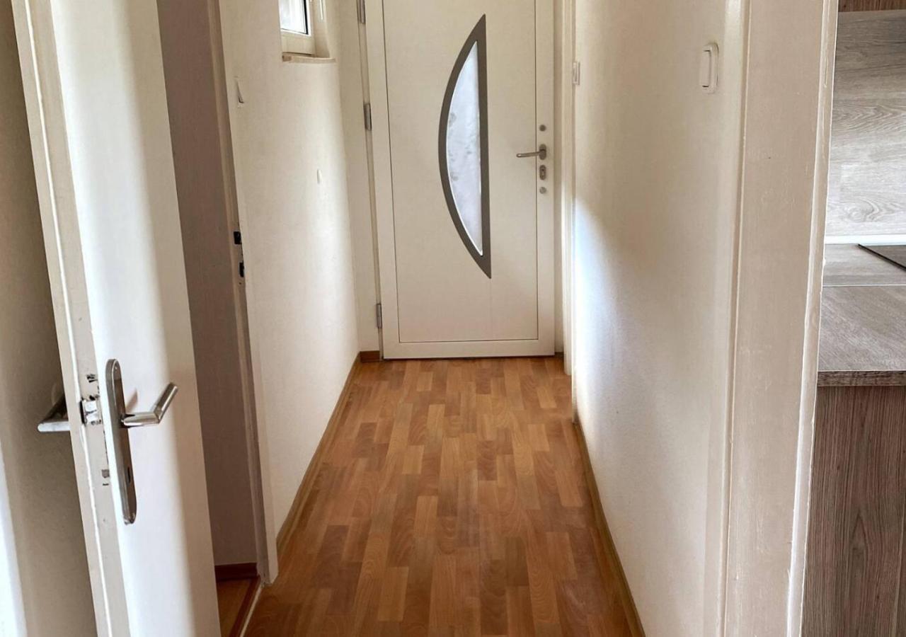 Ruhige Freistehender Bungalow Mit Parkplatz Beckum Exterior foto
